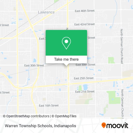Warren Township Schools map