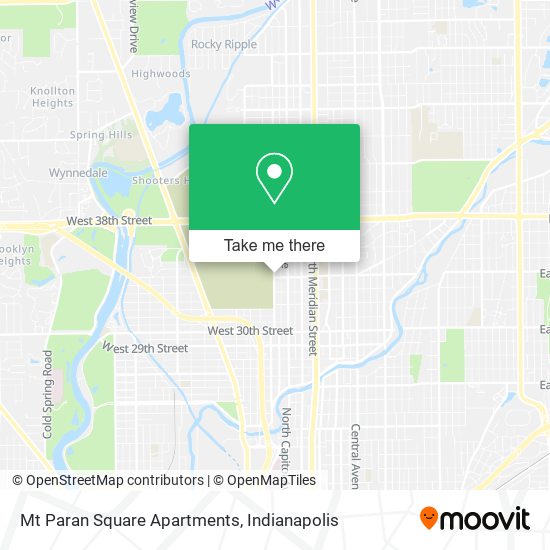 Mt Paran Square Apartments map