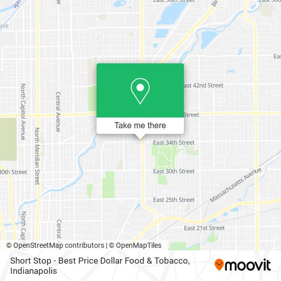 Mapa de Short Stop - Best Price Dollar Food & Tobacco