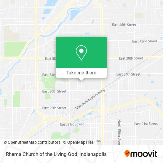 Rhema Church of the Living God map
