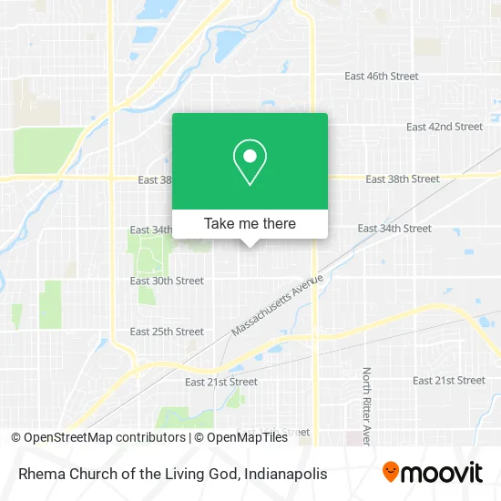Rhema Church of the Living God map