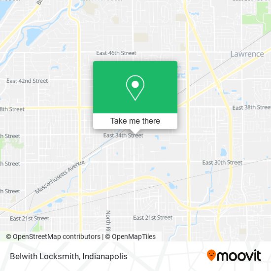 Belwith Locksmith map