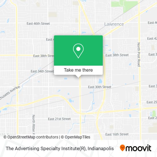 The Advertising Specialty Institute(R) map