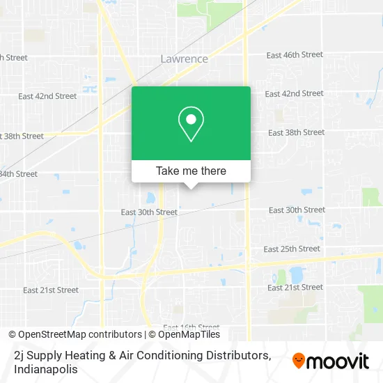 2j Supply Heating & Air Conditioning Distributors map