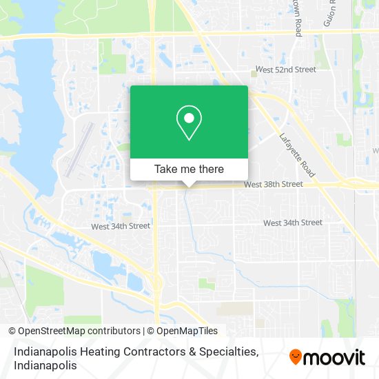 Mapa de Indianapolis Heating Contractors & Specialties