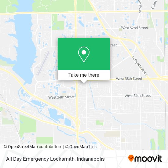 Mapa de All Day Emergency Locksmith