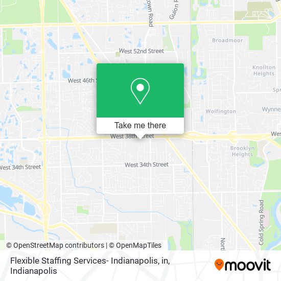 Mapa de Flexible Staffing Services- Indianapolis, in