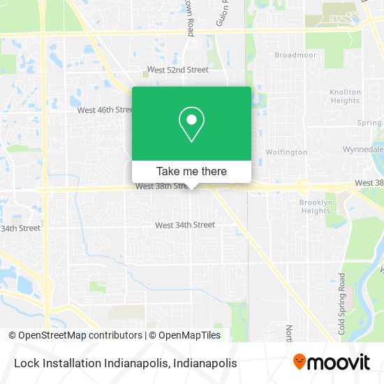 Lock Installation Indianapolis map