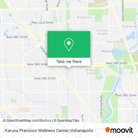 Mapa de Karuna Precision Wellness Center