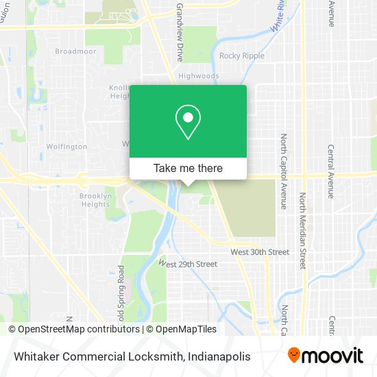 Mapa de Whitaker Commercial Locksmith