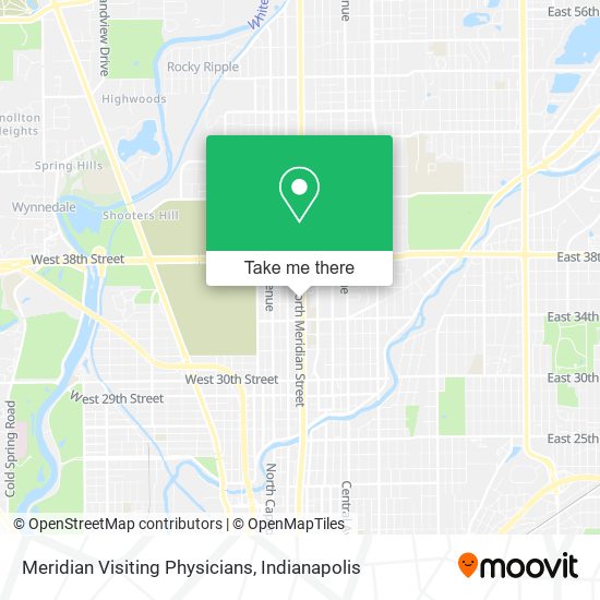 Meridian Visiting Physicians map