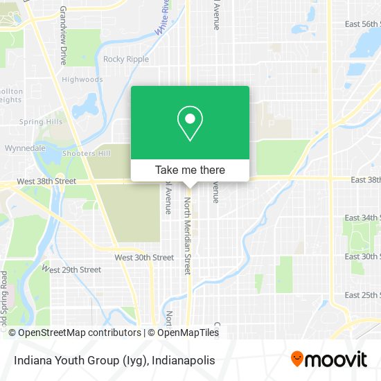 Mapa de Indiana Youth Group (Iyg)