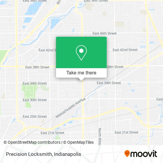 Precision Locksmith map