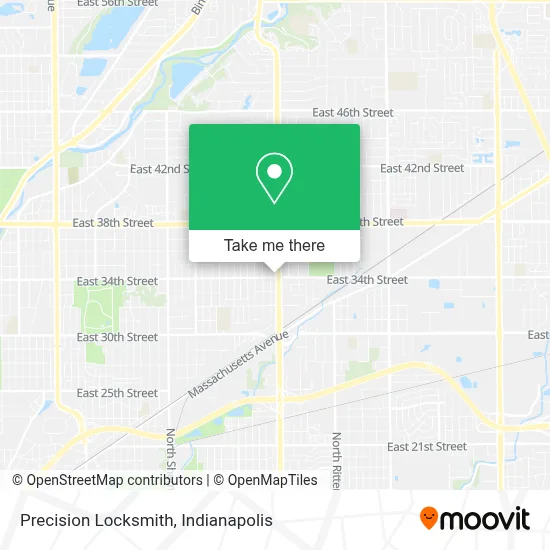 Precision Locksmith map