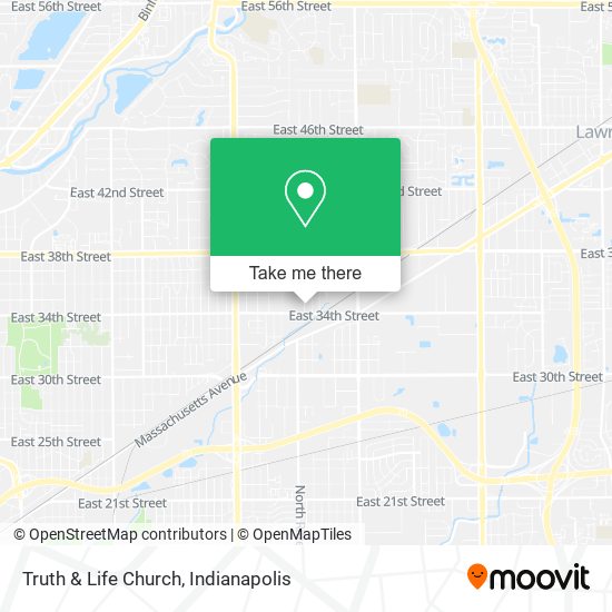 Truth & Life Church map