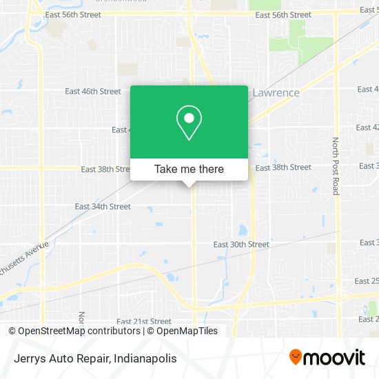Jerrys Auto Repair map
