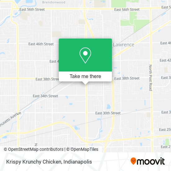 Mapa de Krispy Krunchy Chicken