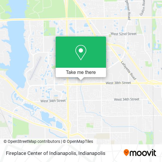 Mapa de Fireplace Center of Indianapolis