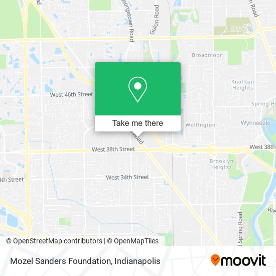 Mozel Sanders Foundation map