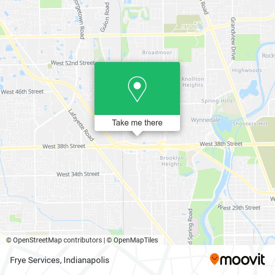 Mapa de Frye Services