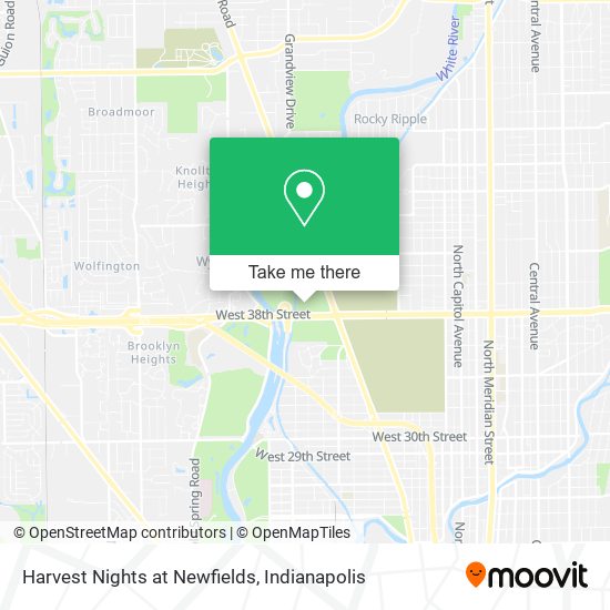 Mapa de Harvest Nights at Newfields