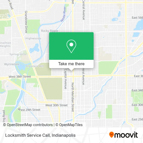 Locksmith Service Call map