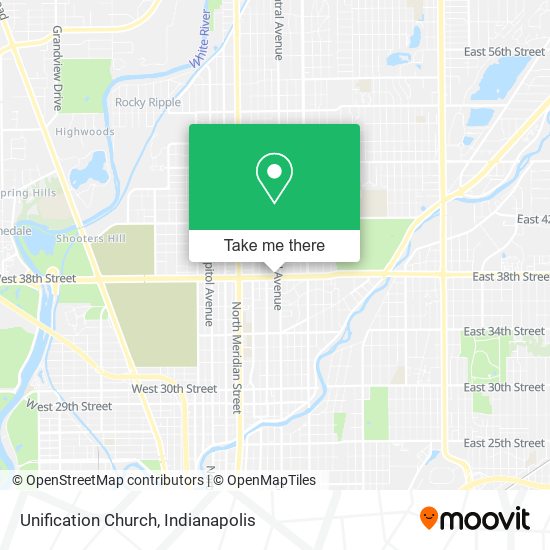 Mapa de Unification Church