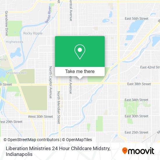 Mapa de Liberation Ministries 24 Hour Childcare Midstry