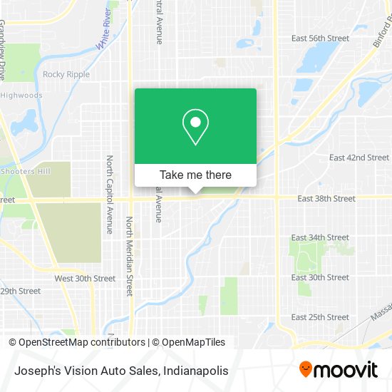 Joseph's Vision Auto Sales map