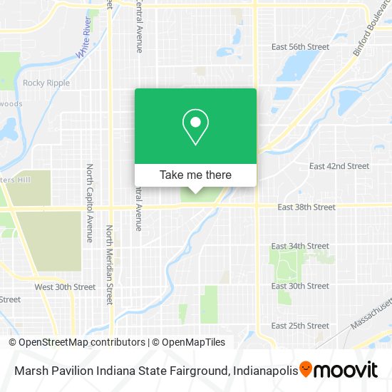 Marsh Pavilion Indiana State Fairground map