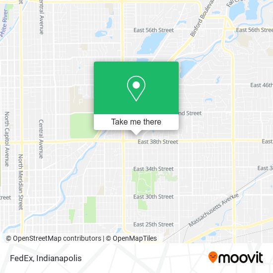 Mapa de FedEx