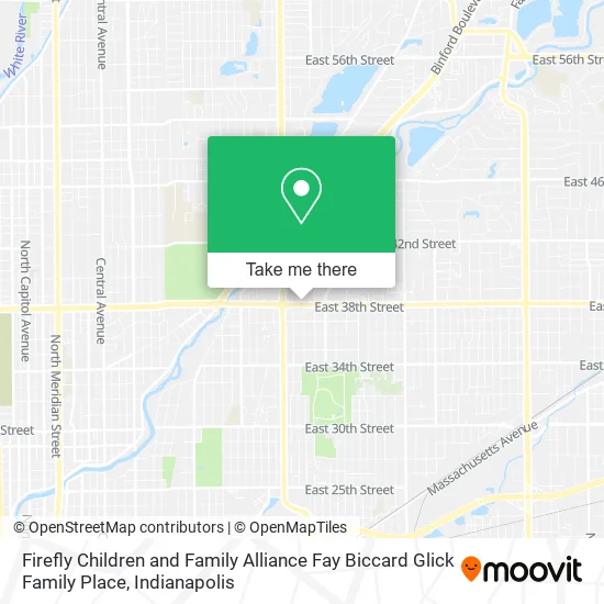 Firefly Children and Family Alliance Fay Biccard Glick Family Place map