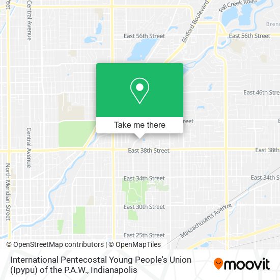 Mapa de International Pentecostal Young People's Union (Ipypu) of the P.A.W.