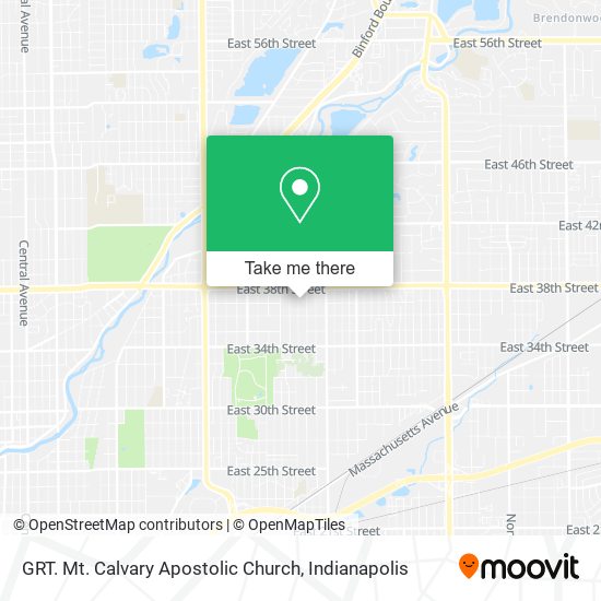 GRT. Mt. Calvary Apostolic Church map