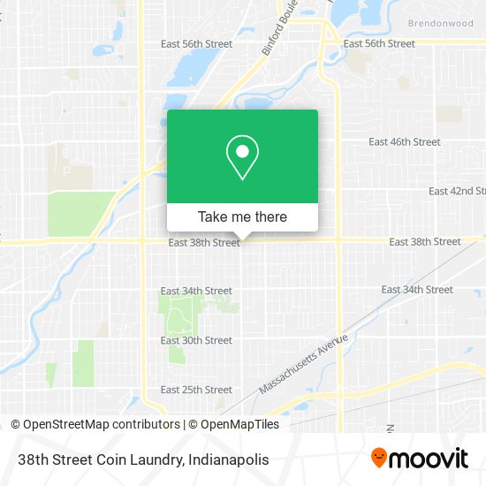 38th Street Coin Laundry map