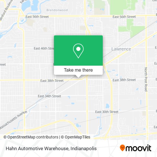 Mapa de Hahn Automotive Warehouse