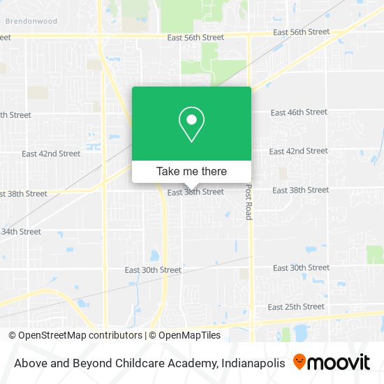 Mapa de Above and Beyond Childcare Academy