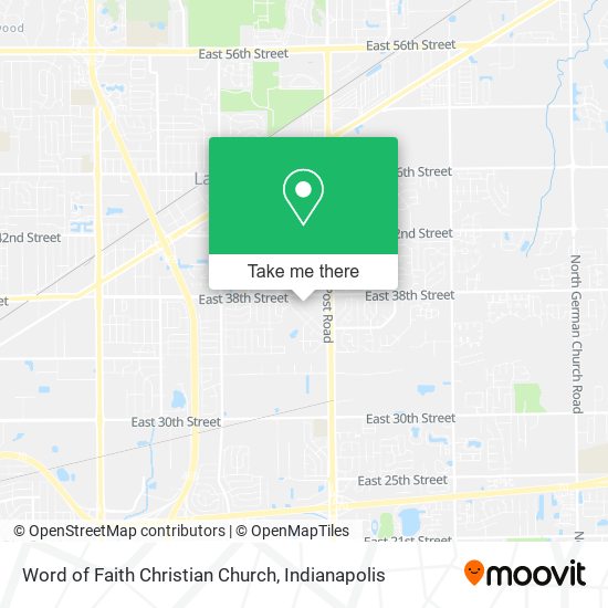 Mapa de Word of Faith Christian Church