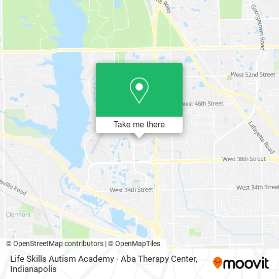 Mapa de Life Skills Autism Academy - Aba Therapy Center