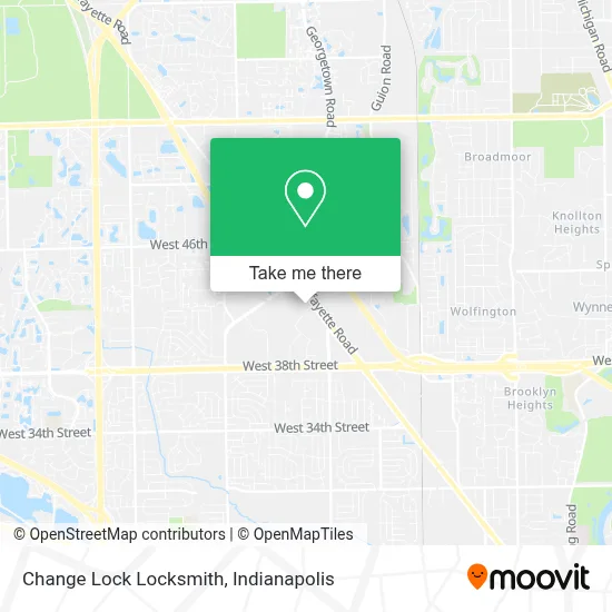 Change Lock Locksmith map