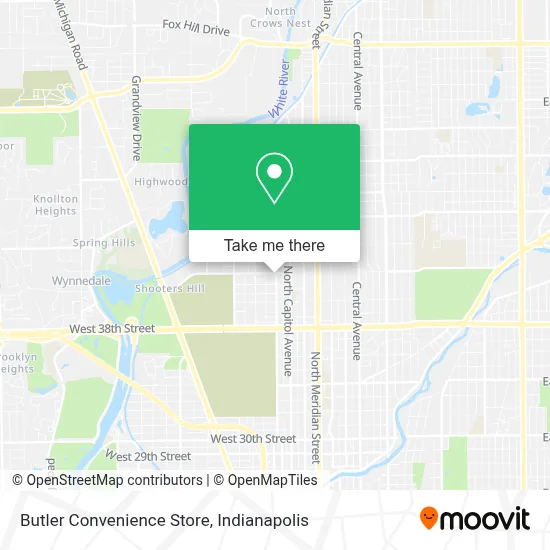 Butler Convenience Store map