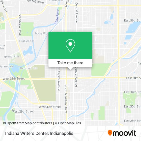 Mapa de Indiana Writers Center
