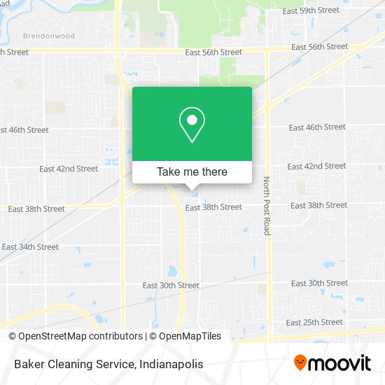 Mapa de Baker Cleaning Service