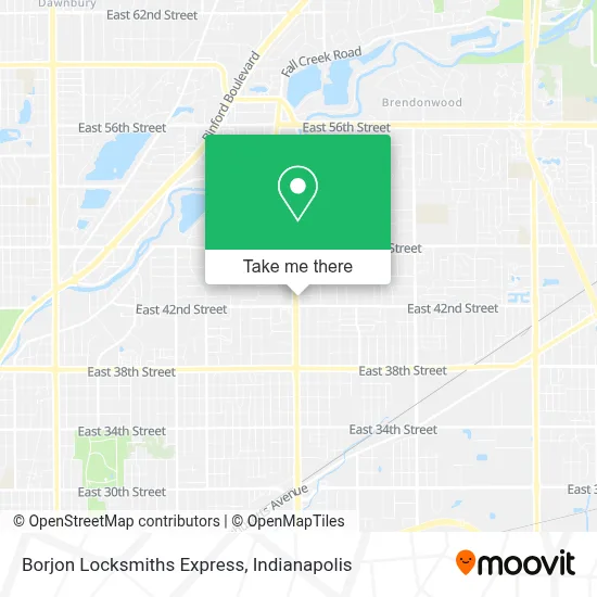 Borjon Locksmiths Express map