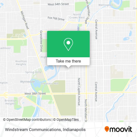 Mapa de Windstream Communications