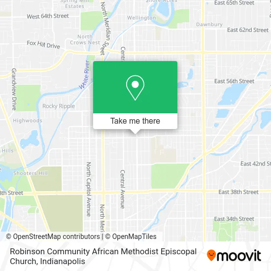 Robinson Community African Methodist Episcopal Church map
