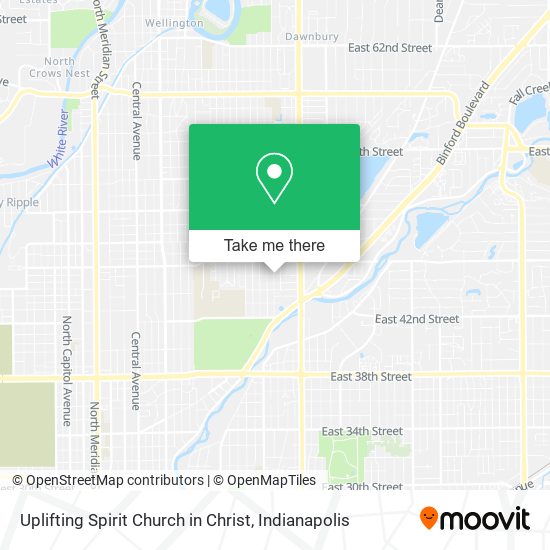 Uplifting Spirit Church in Christ map