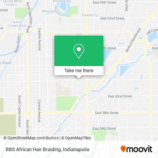 Mapa de BBS African Hair Braiding