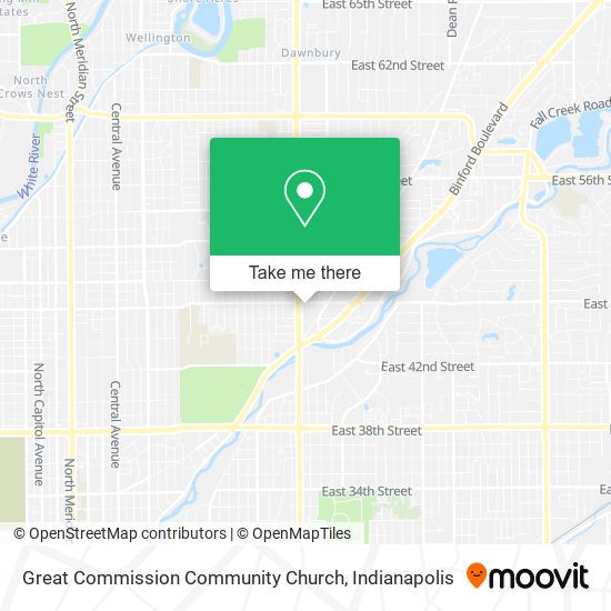 Mapa de Great Commission Community Church