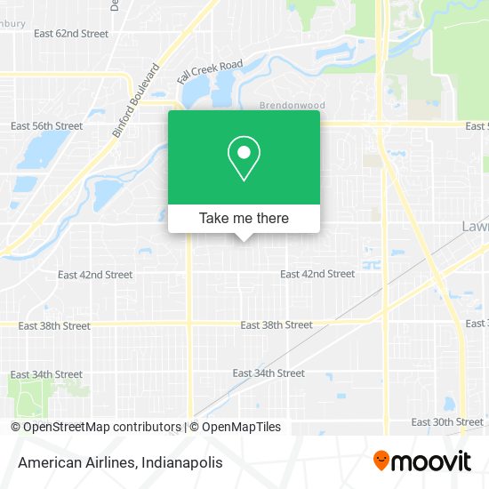 American Airlines map